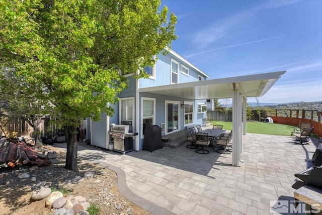 4776 Scenic Hill Cir, Reno, NV 89523 - view of patio with outdoor dining space and area for grilling