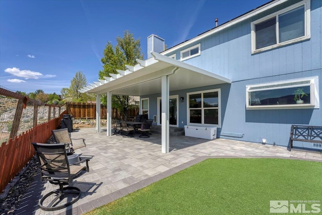 4776 Scenic Hill Cir, Reno, NV 89523 - view of patio with a fenced backyard