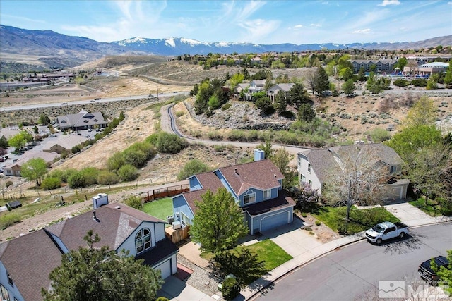 4776 Scenic Hill Cir, Reno, NV 89523 - aerial view of residential area with a mountainous background