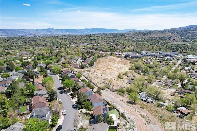 4776 Scenic Hill Cir, Reno, NV 89523 - aerial view of residential area with a mountainous background
