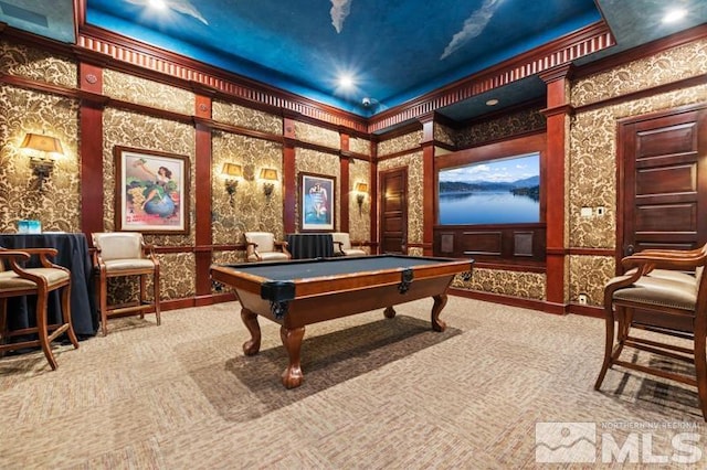 900 S Meadows Pkwy Unit 614, Reno, NV 89521 - game room with pool table and carpet floors