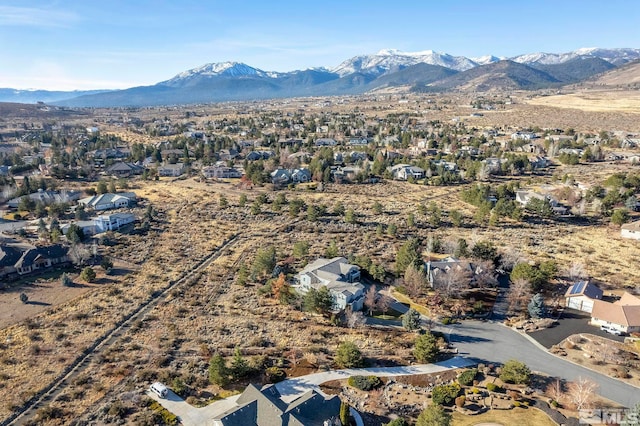 14245 Prairie Flower Ct, Reno, NV 89511 - aerial perspective of suburban area featuring mountains
