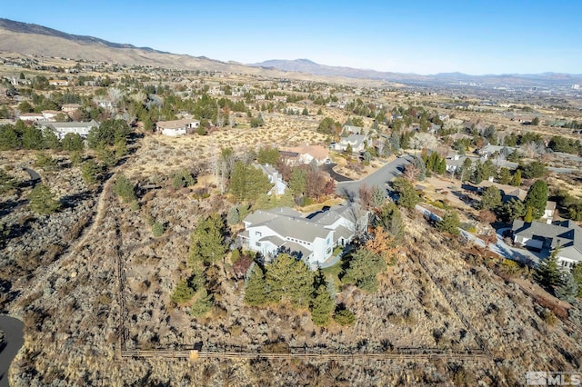 14245 Prairie Flower Ct, Reno, NV 89511 - aerial view of property and surrounding area with a mountainous background