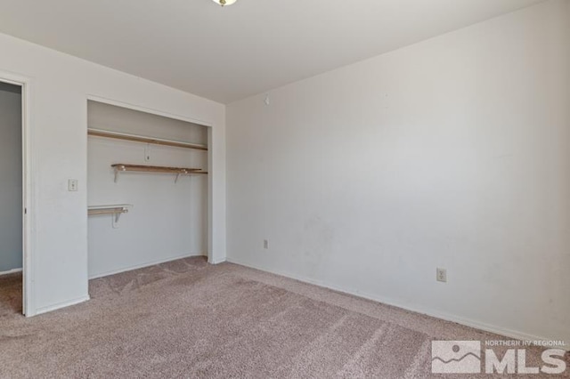 95 Hunter Park Way, Fallon, NV 89406 - unfurnished bedroom featuring carpet, a closet, and baseboards