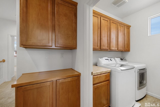7150 Provence Cir, Reno, NV 89523 - washroom with cabinet space, washer and dryer, and baseboards