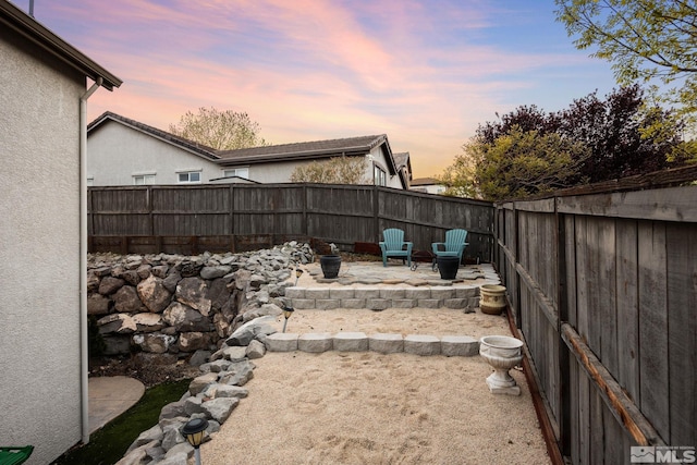 7150 Provence Cir, Reno, NV 89523 - fenced backyard featuring a patio area