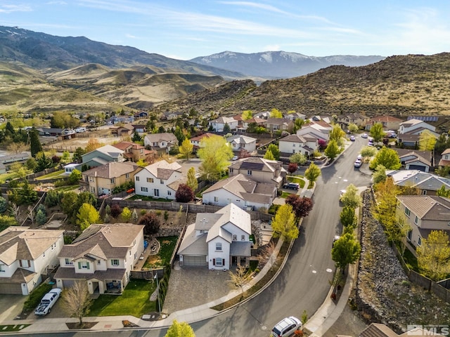 7150 Provence Cir, Reno, NV 89523 - aerial view of residential area with a mountain backdrop