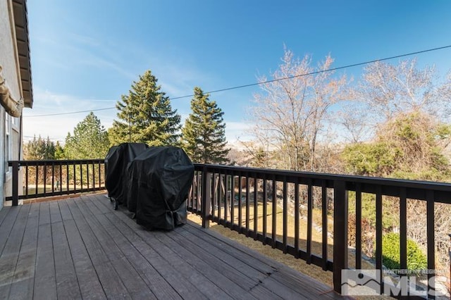 4531 Pyramid Peak Cir, Sparks, NV 89436 - deck with area for grilling
