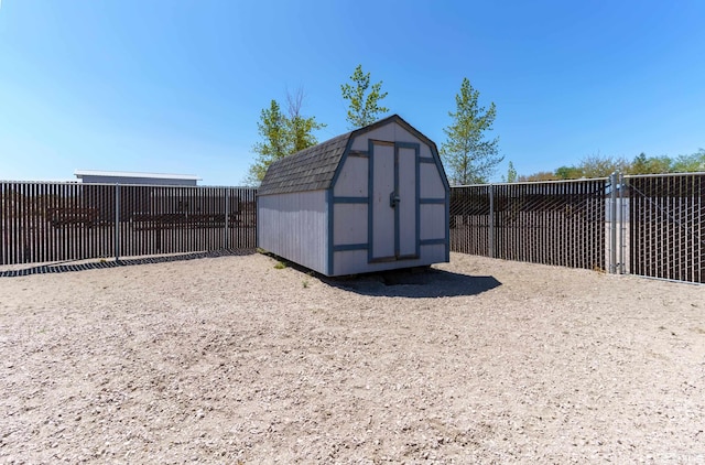 5925 Arvilla Ln, Fallon, NV 89406 - view of shed with a fenced backyard