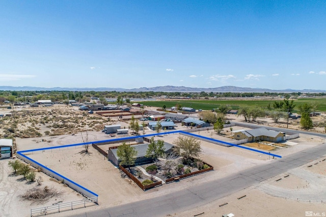 5925 Arvilla Ln, Fallon, NV 89406 - bird's eye view of a mountain backdrop