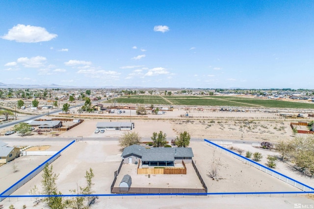 5925 Arvilla Ln, Fallon, NV 89406 - aerial view of property and surrounding area with property boundaries highlighted