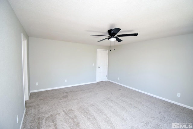 916 Tillman Ln, Gardnerville, NV 89460 - spare room with a ceiling fan, carpet flooring, and baseboards