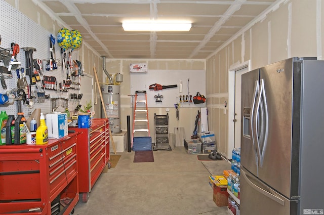 storage with secured water heater