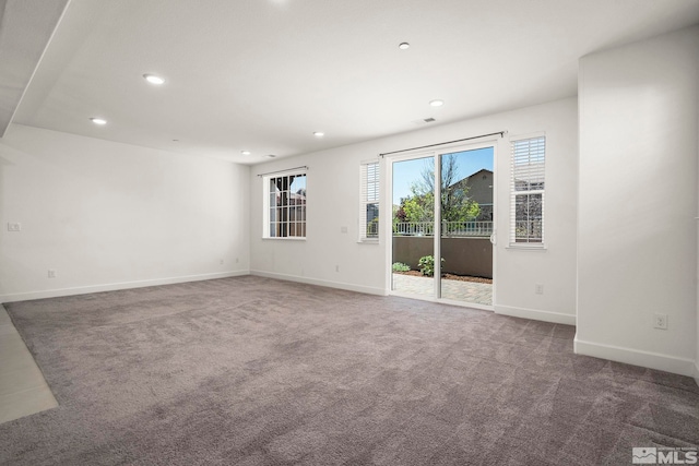 1987 Wind Ranch Rd Unit C, Reno, NV 89521 - carpeted spare room with baseboards and recessed lighting