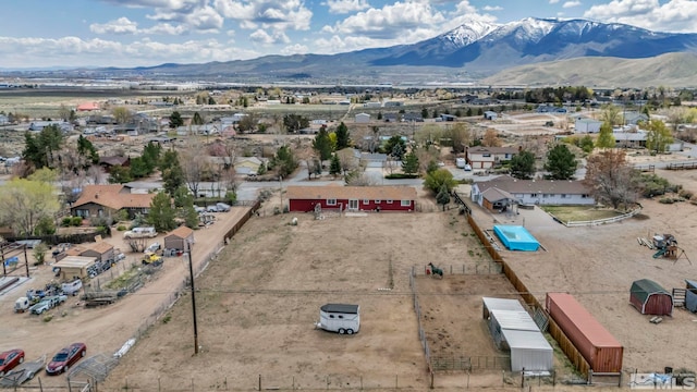 10205 Shenandoah Dr, Reno, NV 89508 - drone / aerial view of a mountainous background