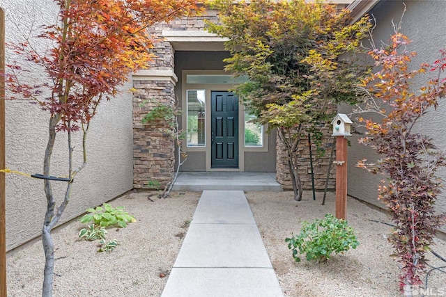 2705 Wind Feather Trl, Reno, NV 89511 - entrance to property featuring stone siding and stucco siding