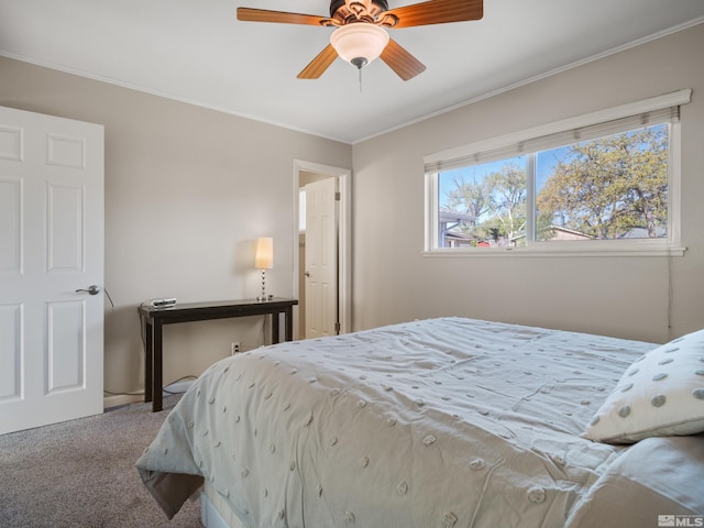 610 Akard Cir, Reno, NV 89503 - carpeted bedroom with ornamental molding and ceiling fan