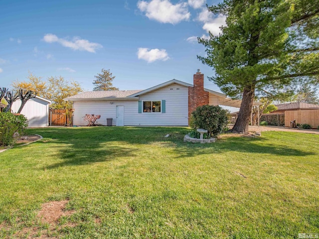610 Akard Cir, Reno, NV 89503 - rear view of house with a chimney