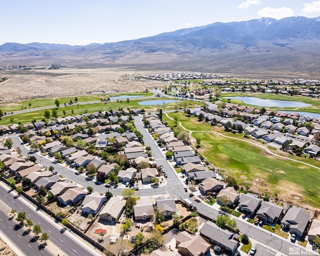 326 Torrey Pines Dr, Dayton, NV 89403 - aerial view of property and surrounding area featuring a water and mountain view and nearby suburban area