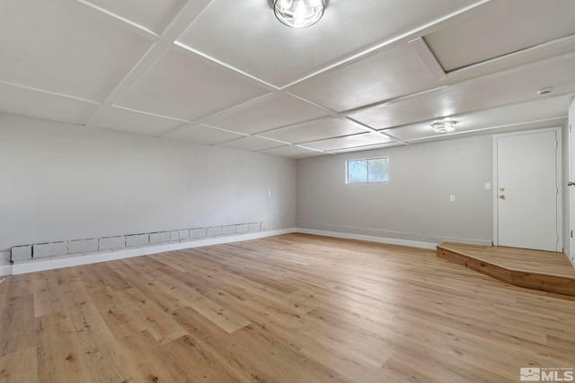 1365 Prospect Ave, Sparks, NV 89431 - basement featuring light wood-type flooring and baseboards