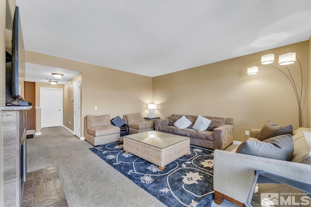 4889 Bougainvillea Cir, Sparks, NV 89436 - living area featuring carpet and baseboards
