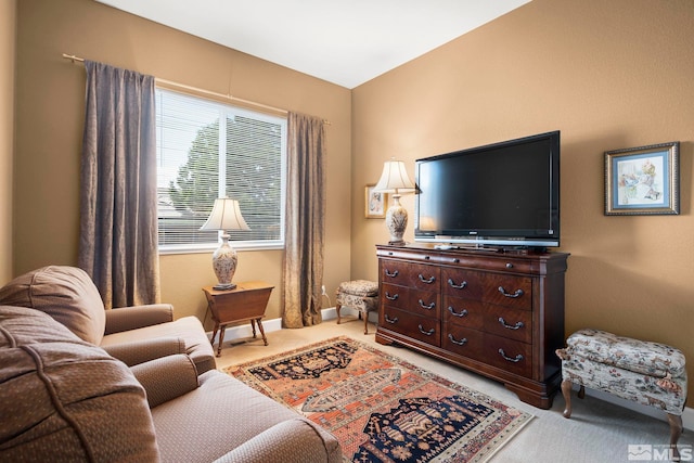 2370 Hickory Hl, Reno, NV 89523 - living room featuring light colored carpet and baseboards