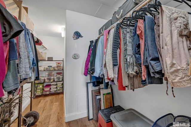 200 W 2nd St Unit 1202, Reno, NV 89501 - spacious closet featuring wood finished floors