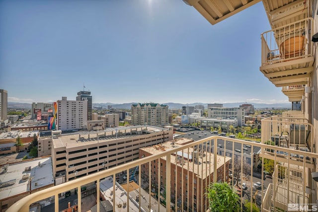 200 W 2nd St Unit 1202, Reno, NV 89501 - balcony with a view of city and a mountain view