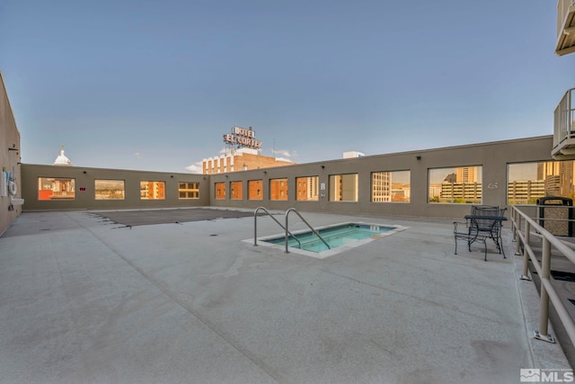 200 W 2nd St Unit 1202, Reno, NV 89501 - view of pool featuring a hot tub