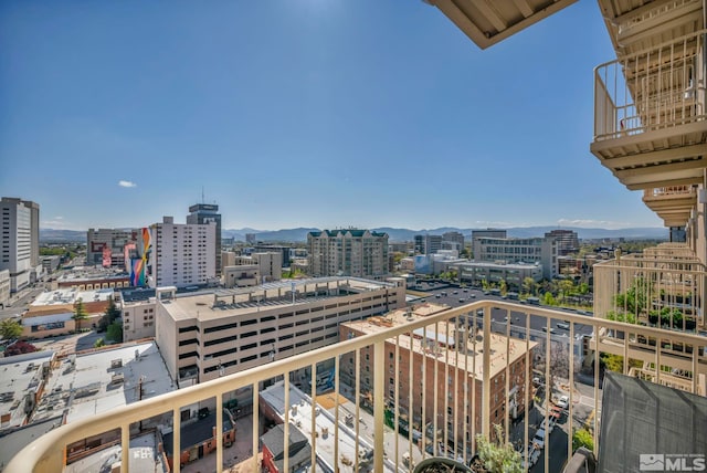 200 W 2nd St Unit 1202, Reno, NV 89501 - balcony with a city view and a mountain view
