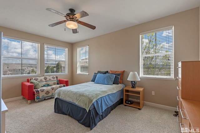 4845 Bougainvillea Cir, Sparks, NV 89436 - carpeted bedroom with baseboards and a ceiling fan