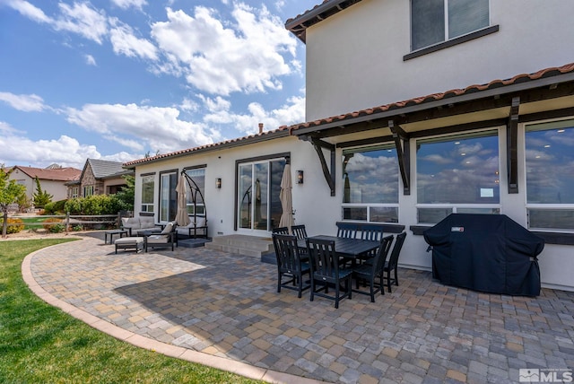 10198 Via Como, Reno, NV 89511 - view of patio with a grill and outdoor dining space