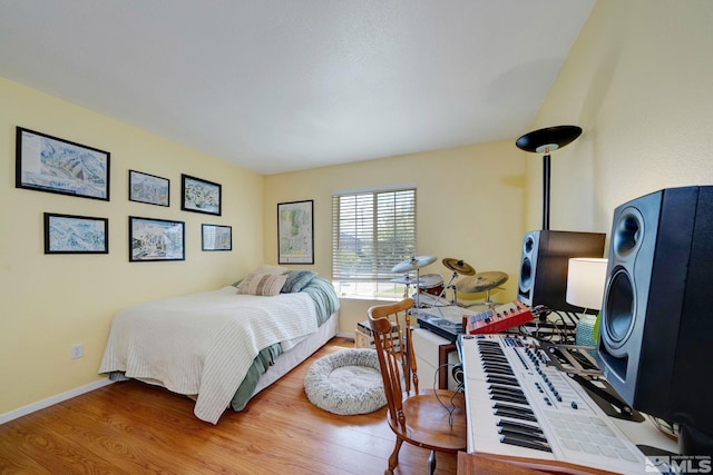 2120 Keystone Ave, Reno, NV 89503 - bedroom with wood finished floors and baseboards