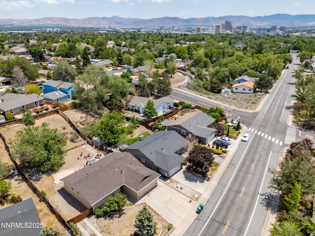 2120 Keystone Ave, Reno, NV 89503 - aerial view of residential area featuring a mountainous background