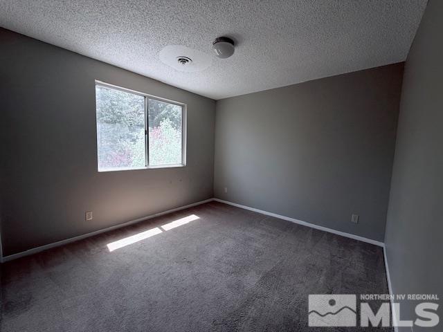 6700 Sandia Dr, Reno, NV 89523 - empty room with carpet flooring, a textured ceiling, and baseboards