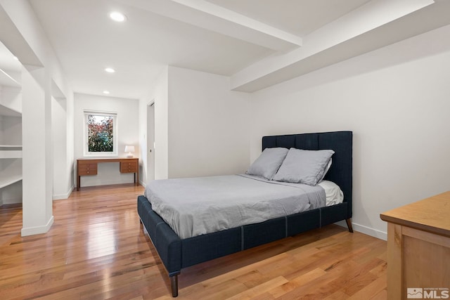 2040 Scharr Cir, Reno, NV 89509 - bedroom with light wood-style flooring, recessed lighting, and baseboards