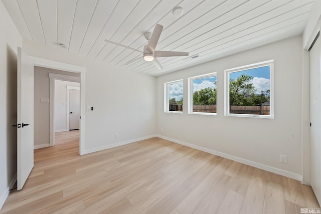 983 Melba Dr, Reno, NV 89503 - empty room featuring light wood-style flooring, a ceiling fan, and baseboards