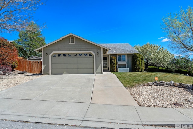 1359 Whooping Crane Dr, Sparks, NV 89441 - single story home with concrete driveway and an attached garage