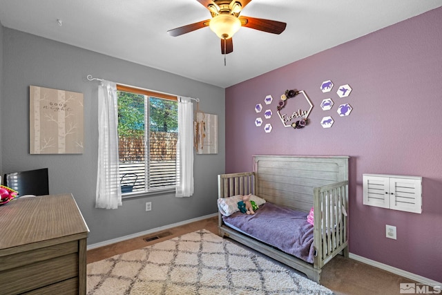 1359 Whooping Crane Dr, Sparks, NV 89441 - carpeted bedroom with baseboards and ceiling fan