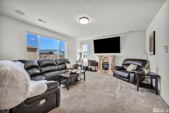 7836 Tarkio Ct, Sparks, NV 89436 - carpeted living room featuring a glass covered fireplace