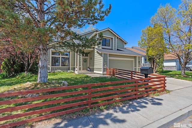 5276 Simons Dr, Reno, NV 89523 - view of front facade with driveway, a shingled roof, and a garage