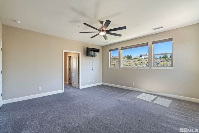 1680 Verdi Vista Ct, Reno, NV 89523 - unfurnished bedroom featuring dark colored carpet and ceiling fan