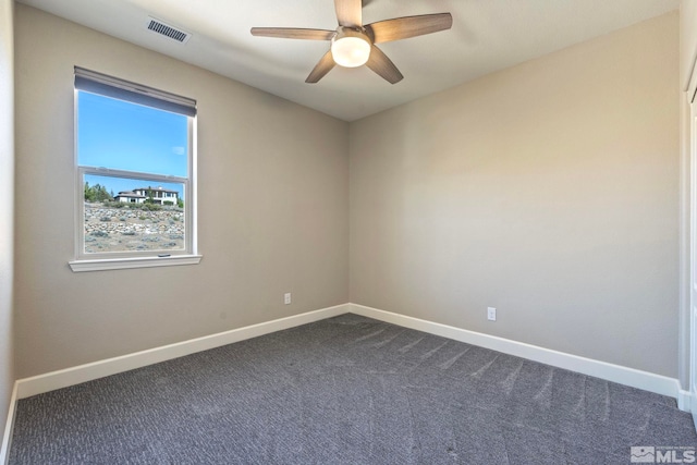 1680 Verdi Vista Ct, Reno, NV 89523 - spare room with dark colored carpet and a ceiling fan