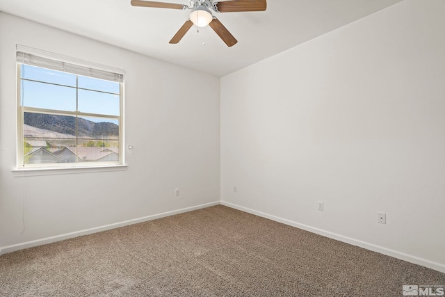 10655 Birch Point Ct, Reno, NV 89521 - empty room featuring carpet flooring, baseboards, and ceiling fan