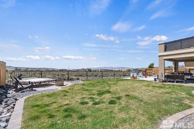 2449 Butte Creek Dr, Sparks, NV 89436 - view of yard featuring a patio area and a balcony