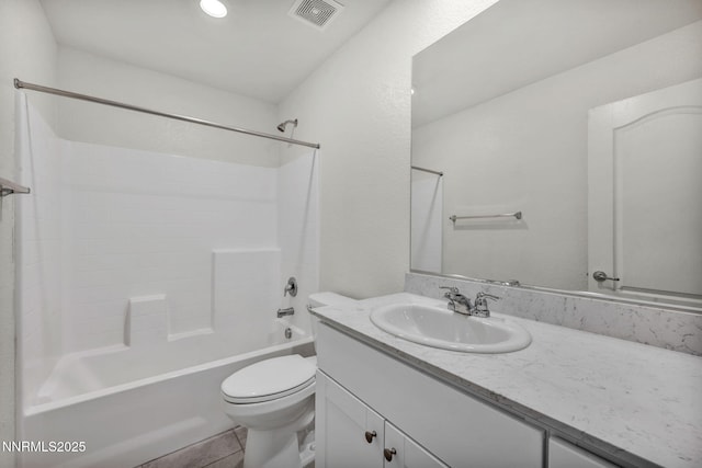 8853 Finnsech, Reno, NV 89506 - bathroom with vanity, shower / bathtub combination, and tile patterned flooring
