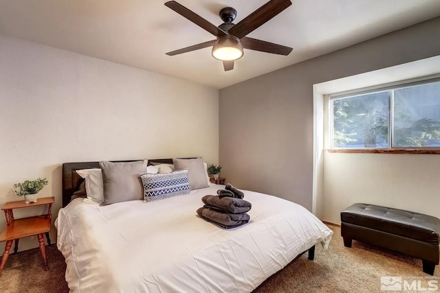 758 Milky Way Ct Unit E, Stateline, NV 89449 - carpeted bedroom featuring a ceiling fan