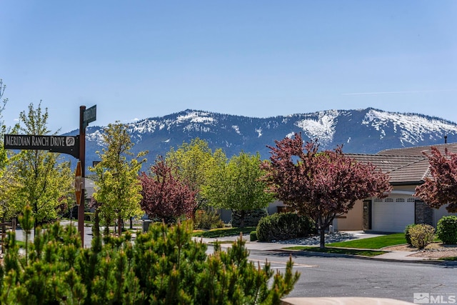 view of mountain backdrop