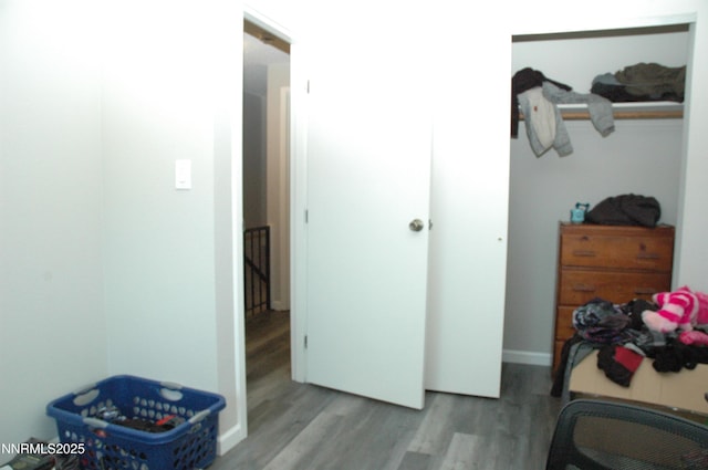 1424 E 9th Unit 2, Reno, NV 89512 - bedroom with wood finished floors
