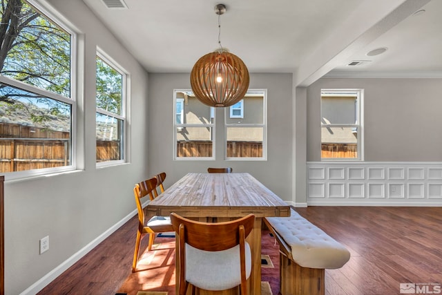 5132 Ironstone Cir, Sparks, NV 89436 - dining area with baseboards and dark wood finished floors